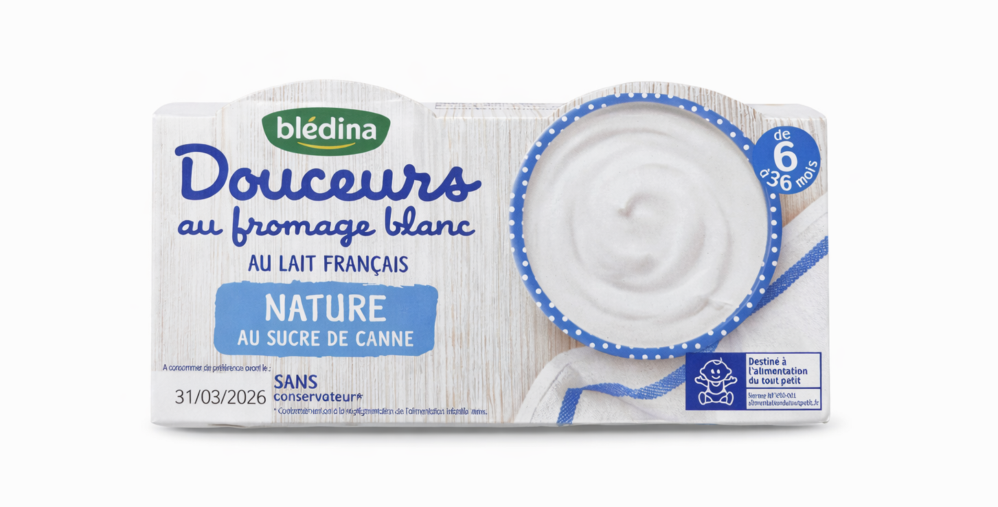 Sữa chua phô mai vị tự nhiên(100g x 4 hộp)