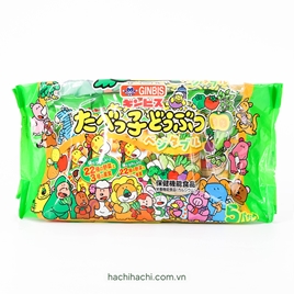 Bánh ăn dặm Tappy  hình động vật GinBisDHA - Xanh lá