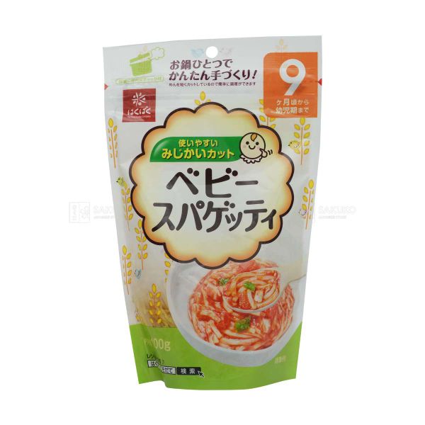 Mỳ Spaghetti Hakubaku tách muối 9+ month  100g