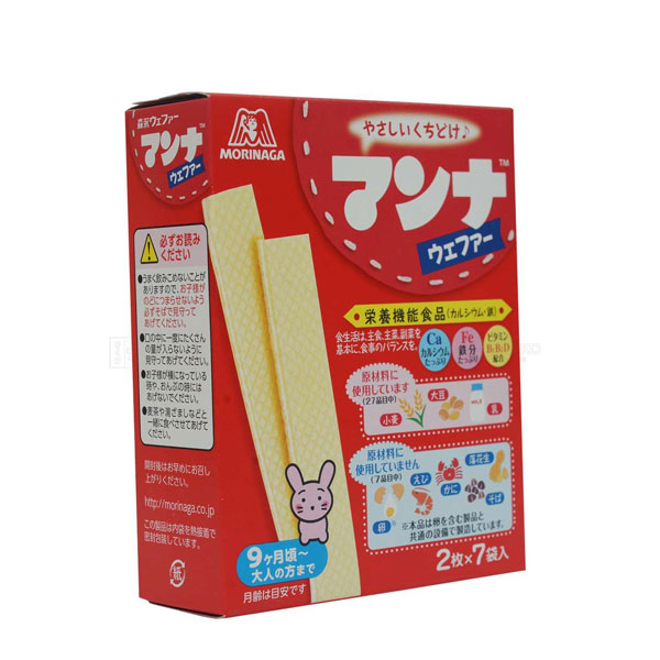 Bánh xốp ăn dặm Morinaga Manna 7 month