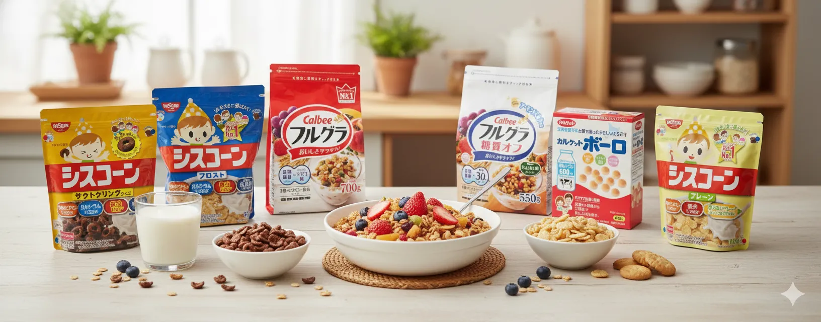 Ngũ cốc – Bánh quy – Đồ ăn sáng