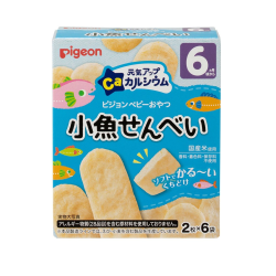 Bánh ăn dặm Pigeon bổ sung Canxi  6m -vị cá cơm